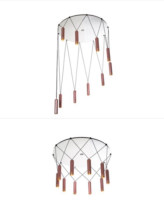 Люстра подвесная Brixton Cluster Copper 10