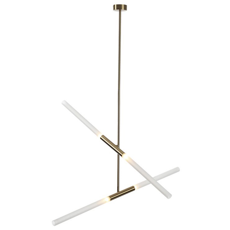 Люстра на штанге Lines II Gold