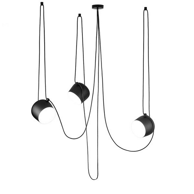 Светильник подвесной  Aim 3 Black в стиле Flos
