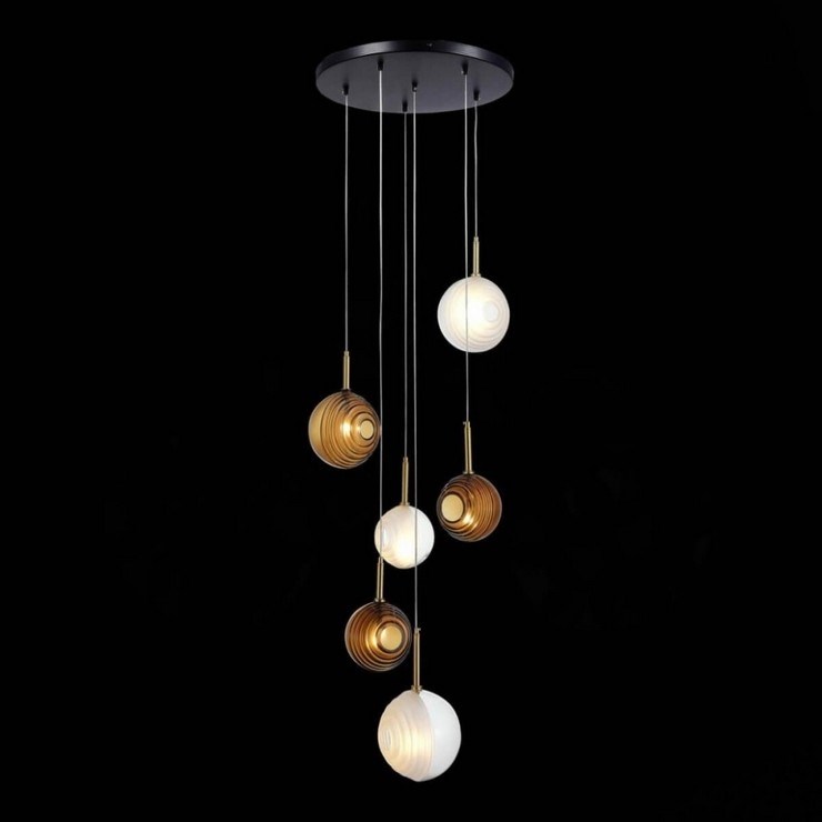 Каскадная люстра Dark & Bright stars