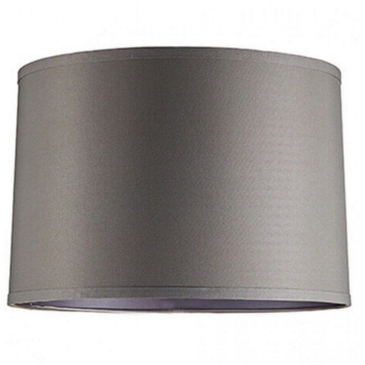 Абажур для настольной лампы/торшера Pittsburgh Серый гладкий
