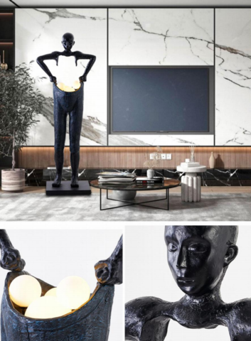 Торшер Man carries light ll