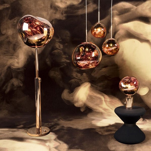 Торшер Melt Copper в стиле Tom Dixon