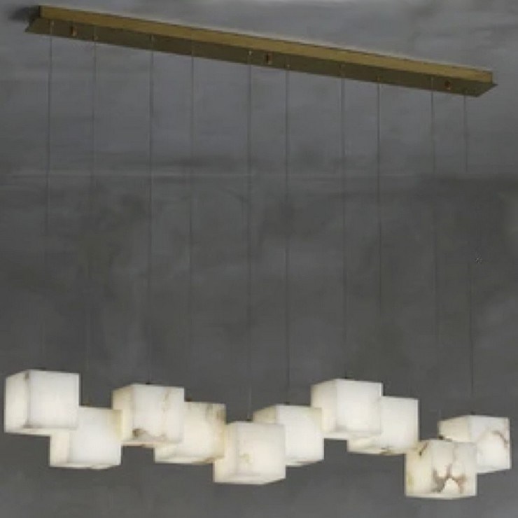 Каскадная люстра Marbel Cube Line