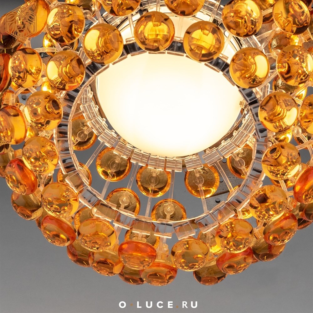 Люстра потолочная Caboche Gold D35 в стиле Foscarini