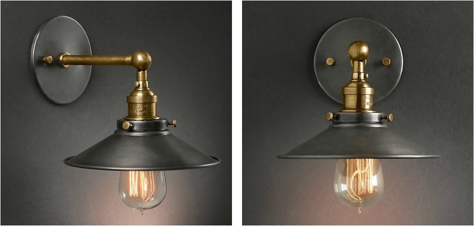 Светильник настенный Loft Cone Factory Filament