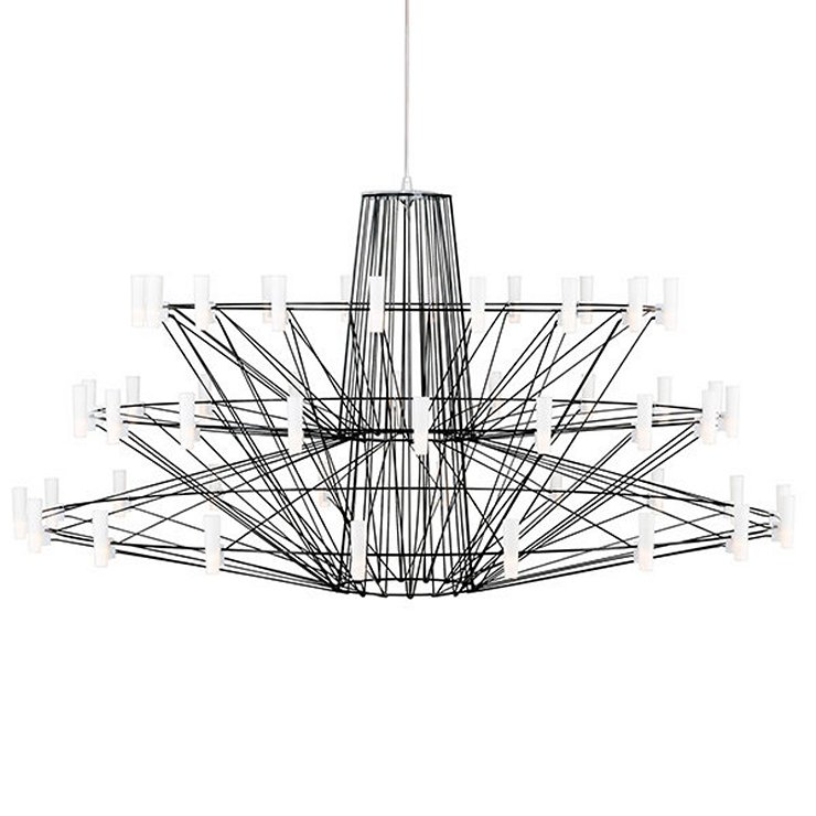 Люстра Coppelia D100 Black в стиле Moooi