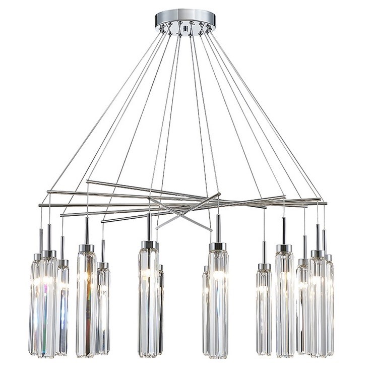 Люстра подвесная New Orleans D95 Chrome