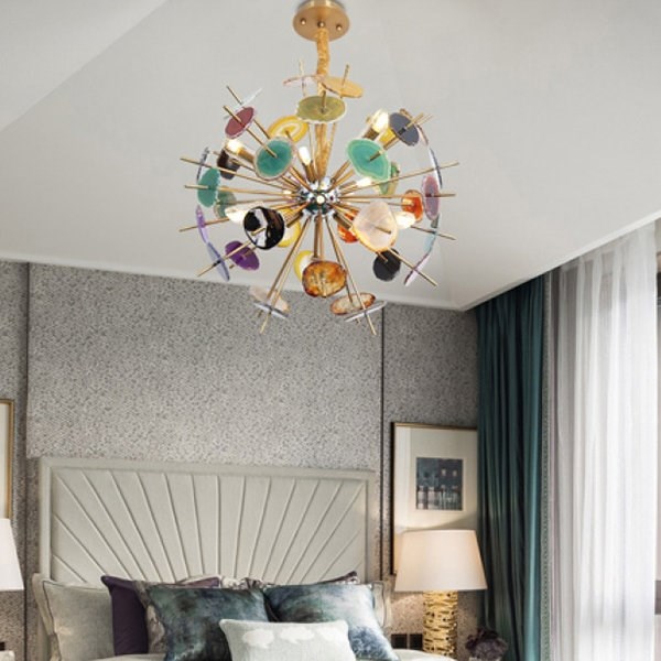 Люстра Agate Burst Chandelier Multi D80