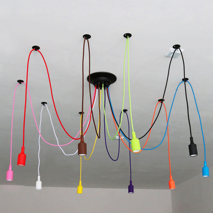 Люстра Spider Collor  8 плафонов