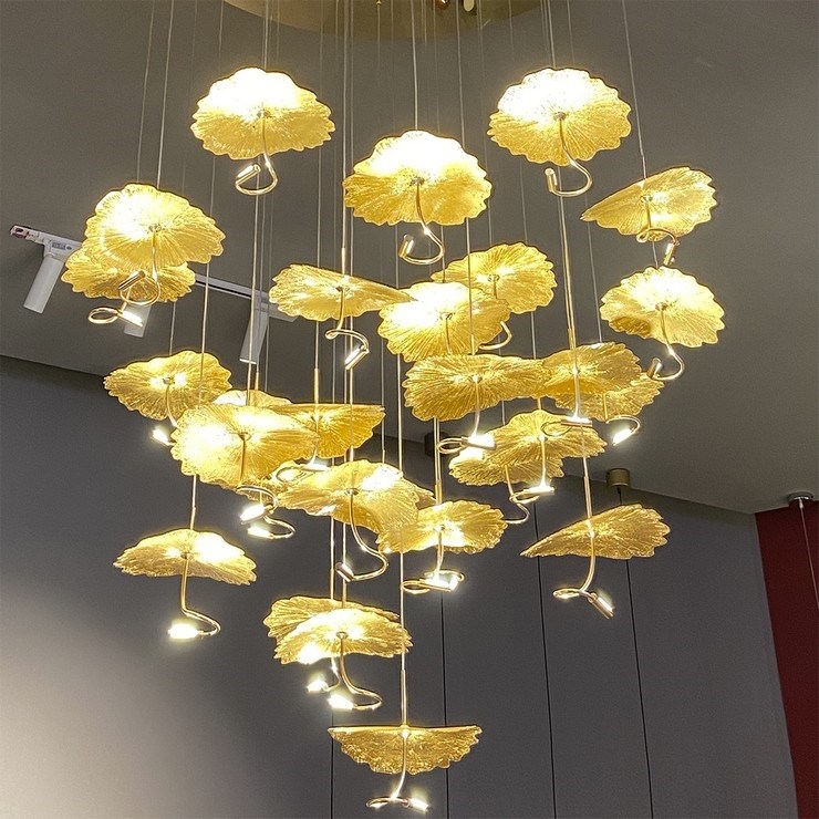 Светильник Gold moon single gold в стиле Catellani&Smith