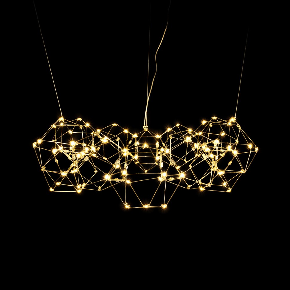 Люстра Bjork small круглая без вставок (сегмент 20*20 см)