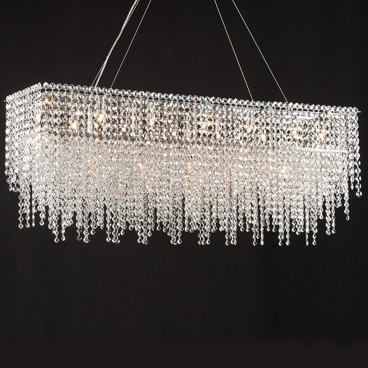 Люстра подвесная San Antonio rectangle L110 Nickel