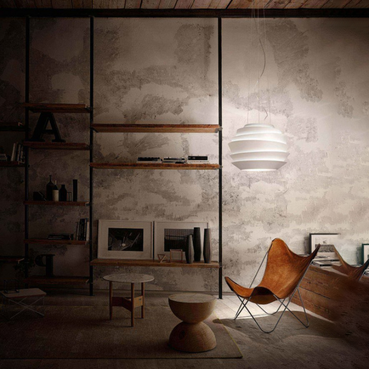 Люстра Le Soleil White в стиле Foscarini
