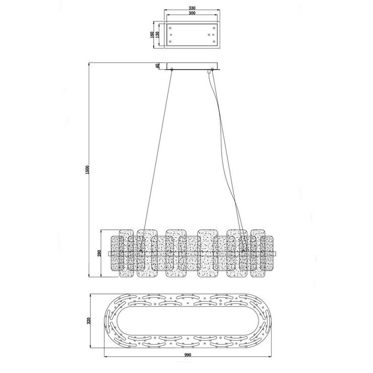 Люстра Dea L99 Chrome