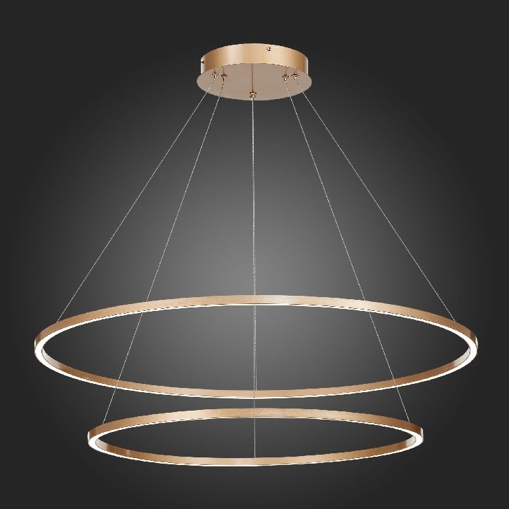 Светильник подвесной Function Gold D80 + D60 4000К (светит вниз)