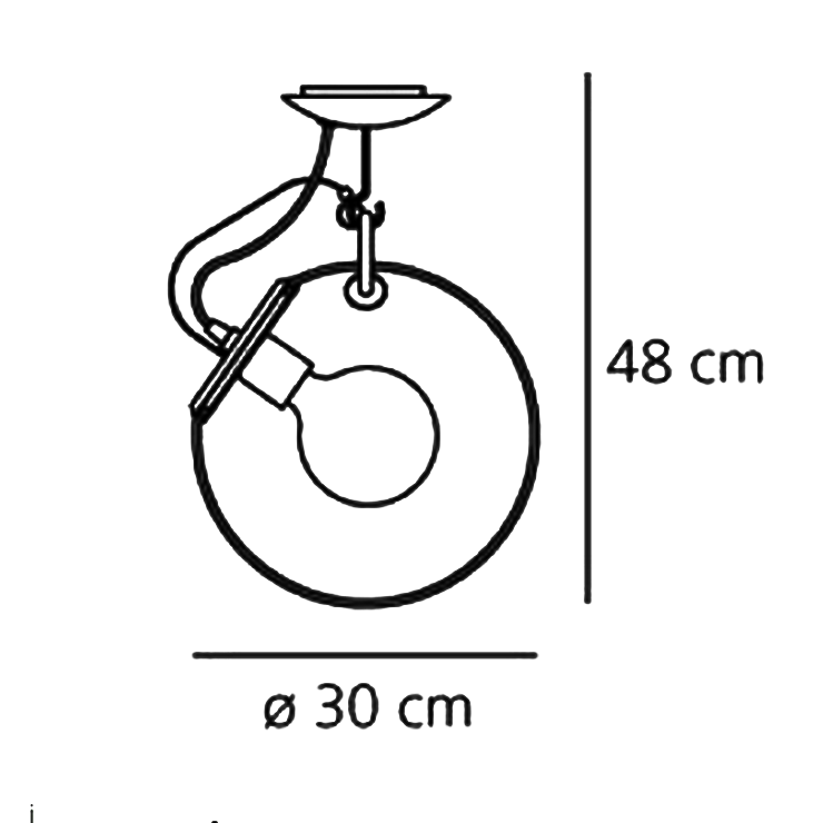 Светильник потолочный Miconos в стиле Artemide