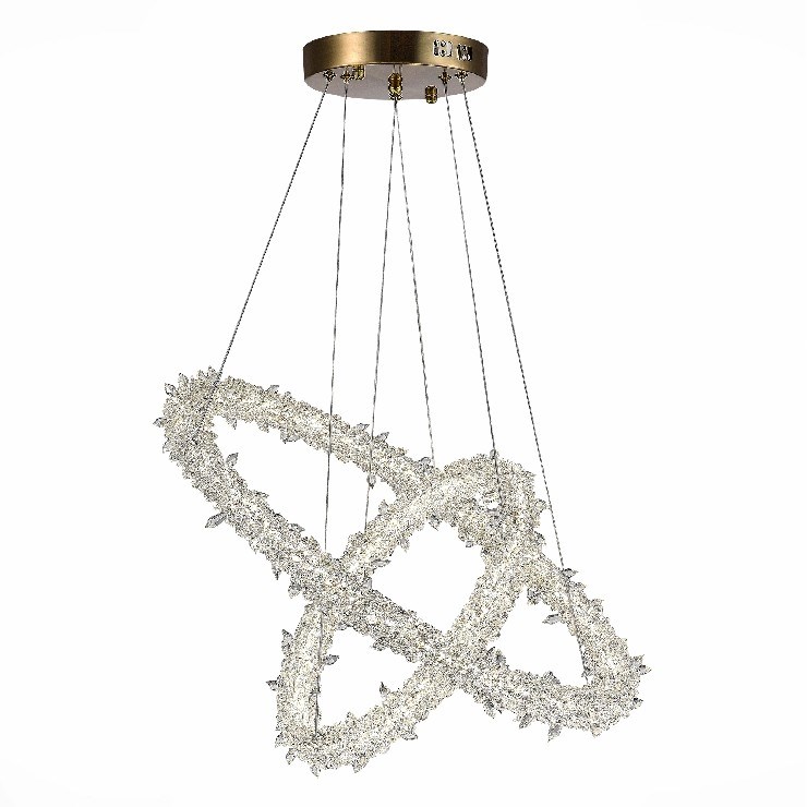 Люстра подвесная Sibyl Gold D60 + D40