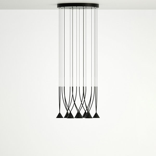 Светильник подвесной Jewel 10 Black в стиле Axo Light