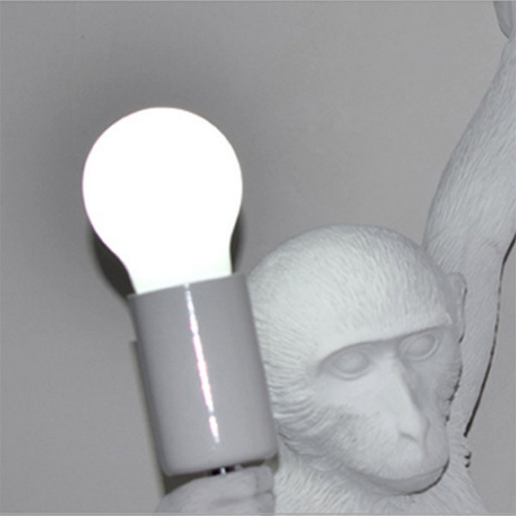Бра Monkey Wall Lamp White левая в стиле Seletti