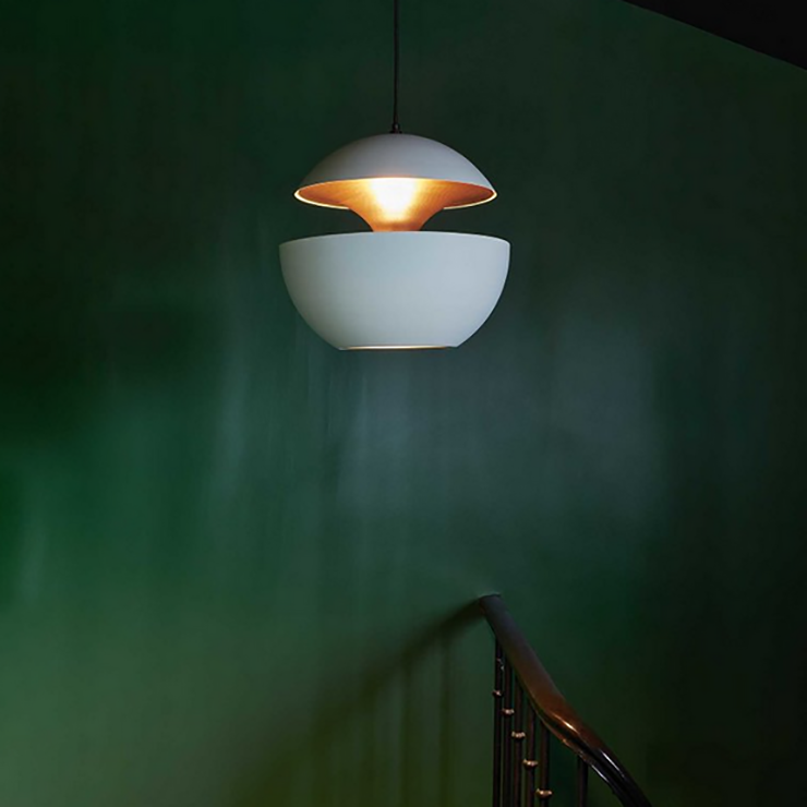 Светильник Lampe Here Comes The Sun D25 см / H24 см Белый + Белый