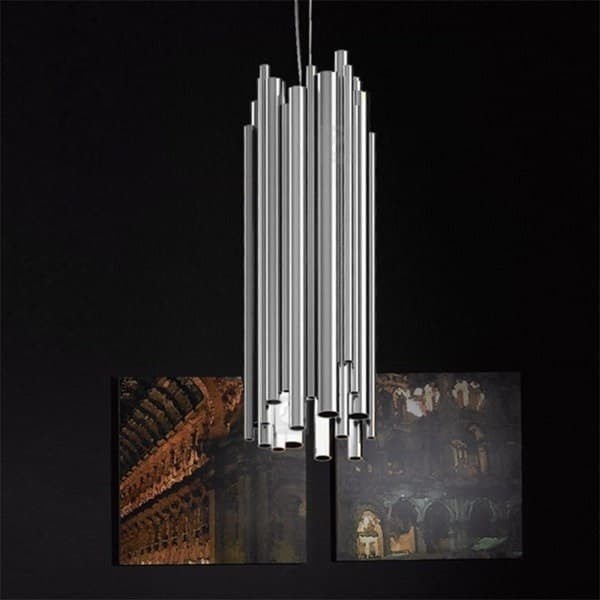 Светильник подвесной Brubeck D18 Chrome в стиле Delightful