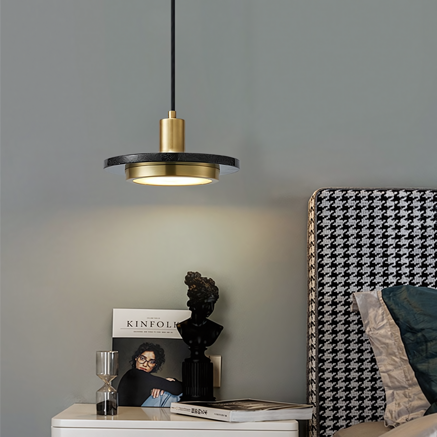 Светильник подвесной Pirita l Black