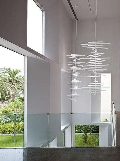 Люстра Rhythm Vertical  White 239 в стиле Vibia