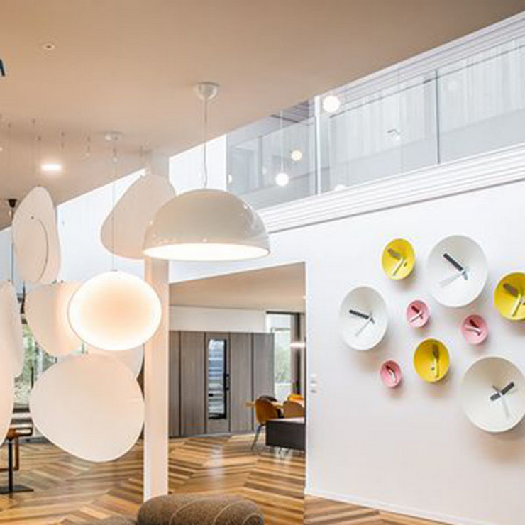 Люстра Skygarden White D40 в стиле Flos