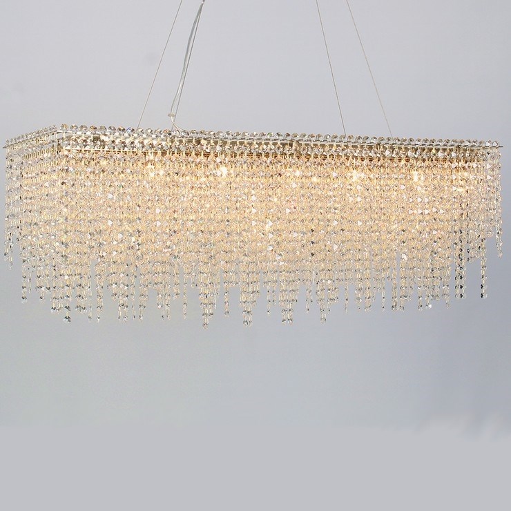 Люстра подвесная San Antonio rectangle L110 Gold