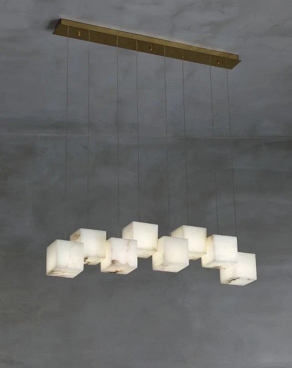 Каскадная люстра Marbel Cube Line