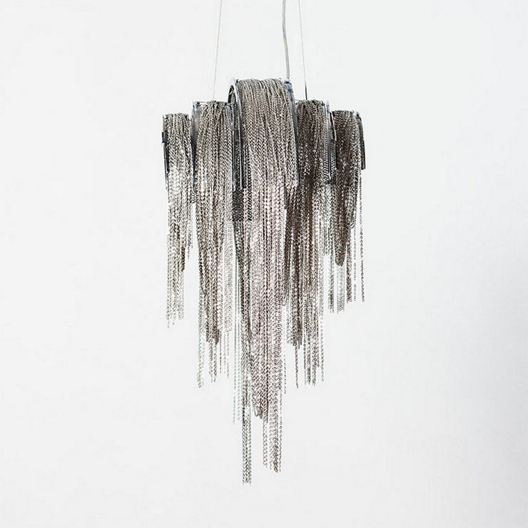 Люстра Volver Длина 75 см Золото в стиле Terzani