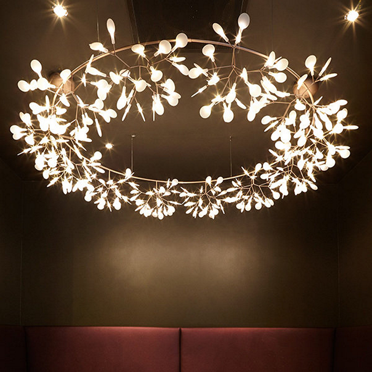 Люстра Heracleum The Big O D210  медный в стиле Moooi
