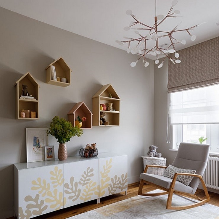 Люстра Heracleum 2 Small D50  золотой в стиле Moooi