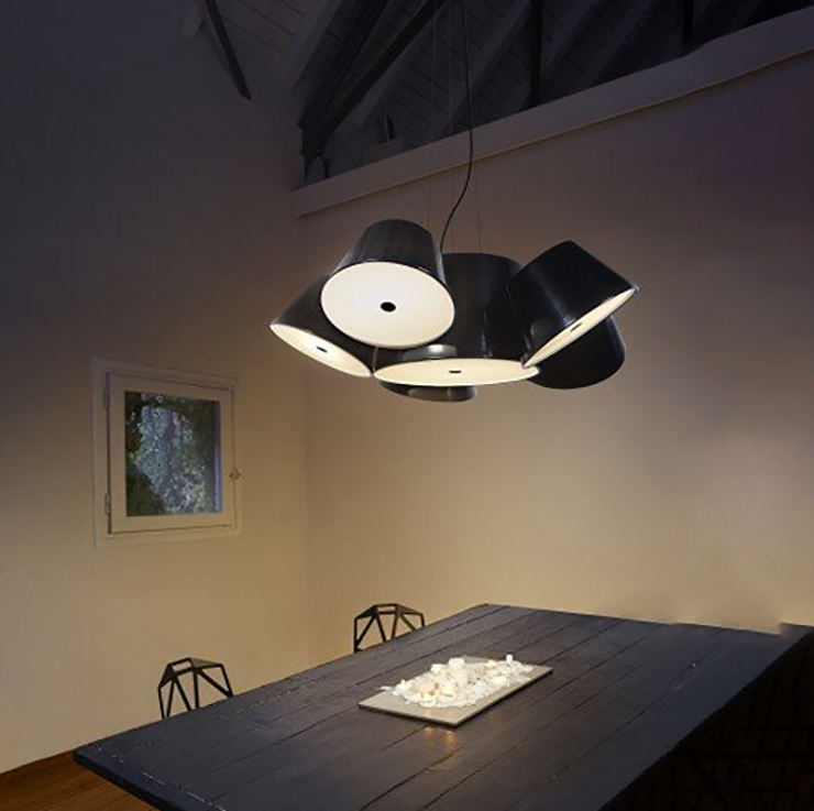 Люстра Tam Tam Big 3+1 в стиле Marset