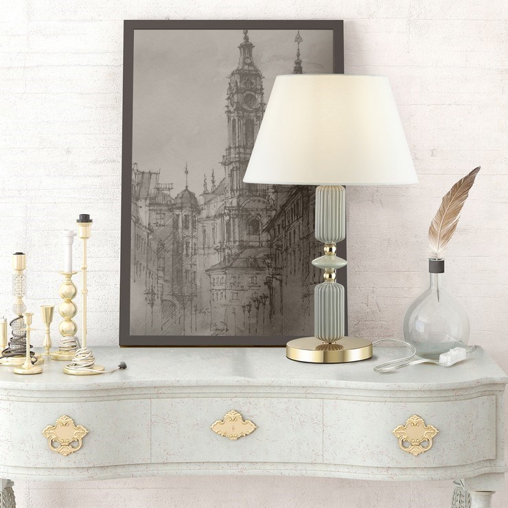 Лампа настольная Caramelle Gray