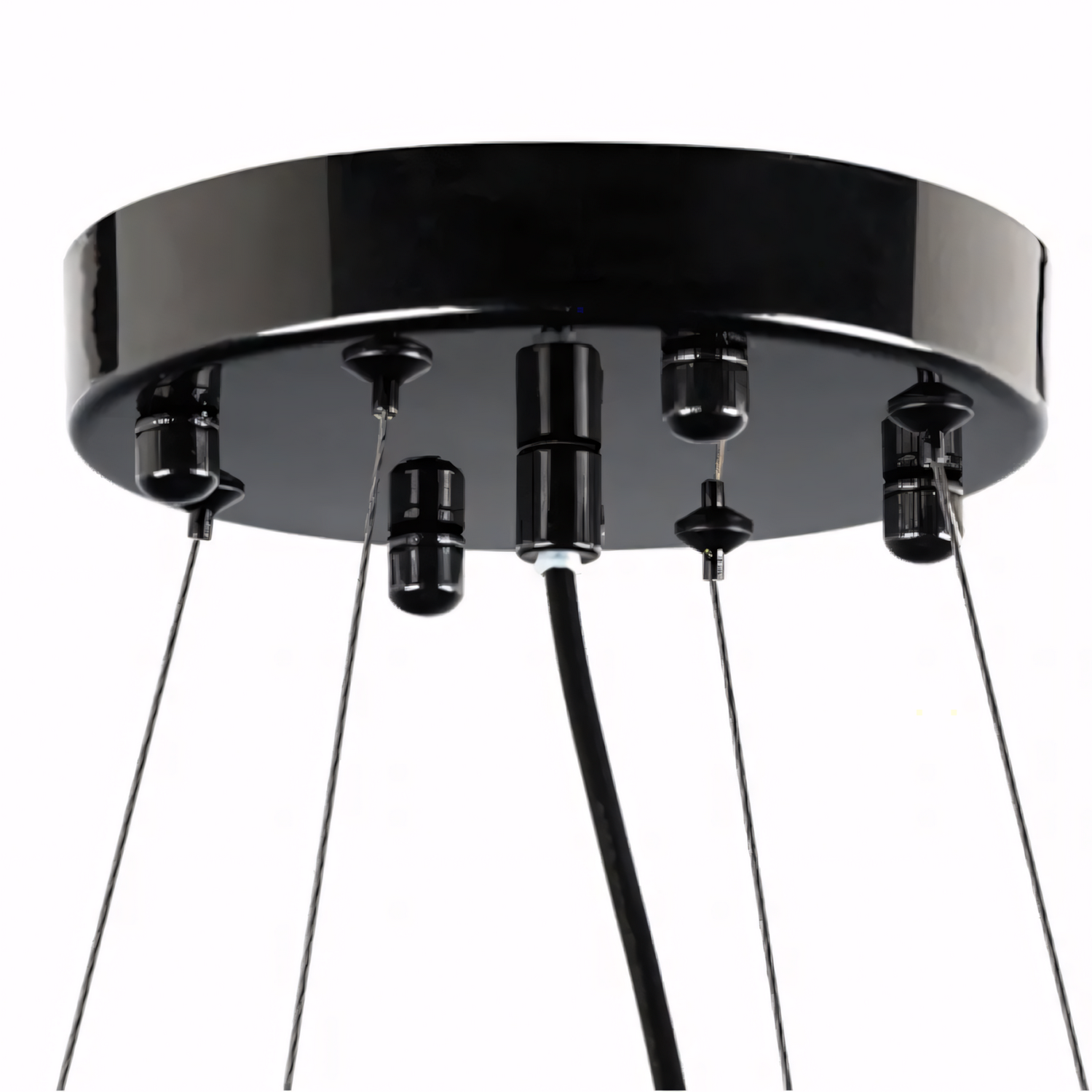 Люстра подвесная Brubeck D80 Черная в стиле Delightful