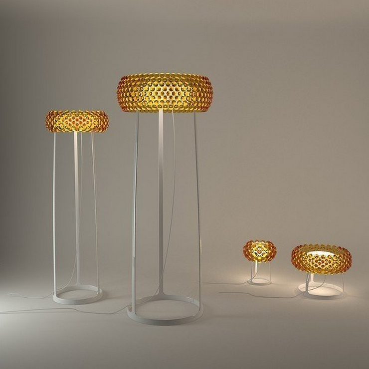 Торшер Caboche Gold D50 в стиле Foscarini