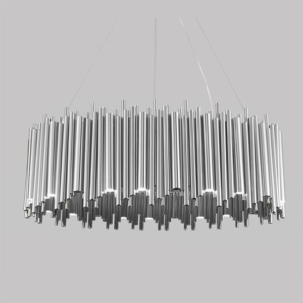 Люстра подвесная Brubeck D80 Chrome в стиле Delightful