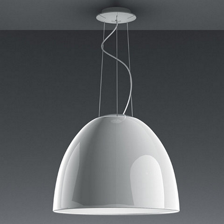 Люстра Nur Gloss  Диаметр 55 см / Высота 43 см Белый