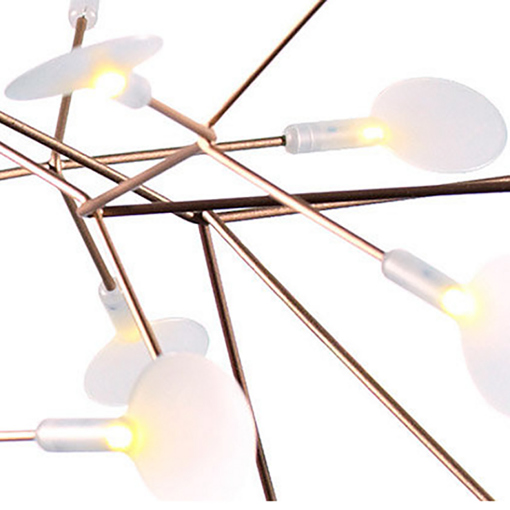 Люстра Heracleum Endless Single  медный в стиле Moooi