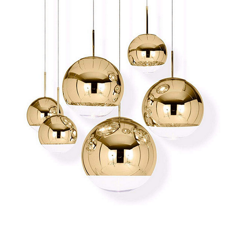 Светильник Mirror Ball Gold D30  в стиле Tom Dixon