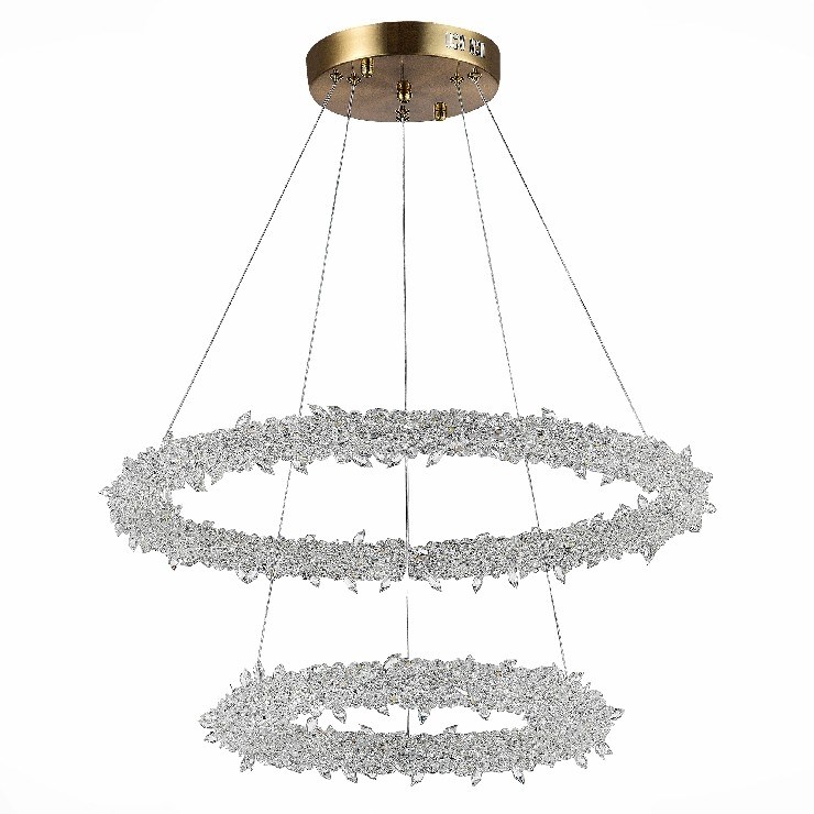 Люстра подвесная Sibyl Gold D60 + D40