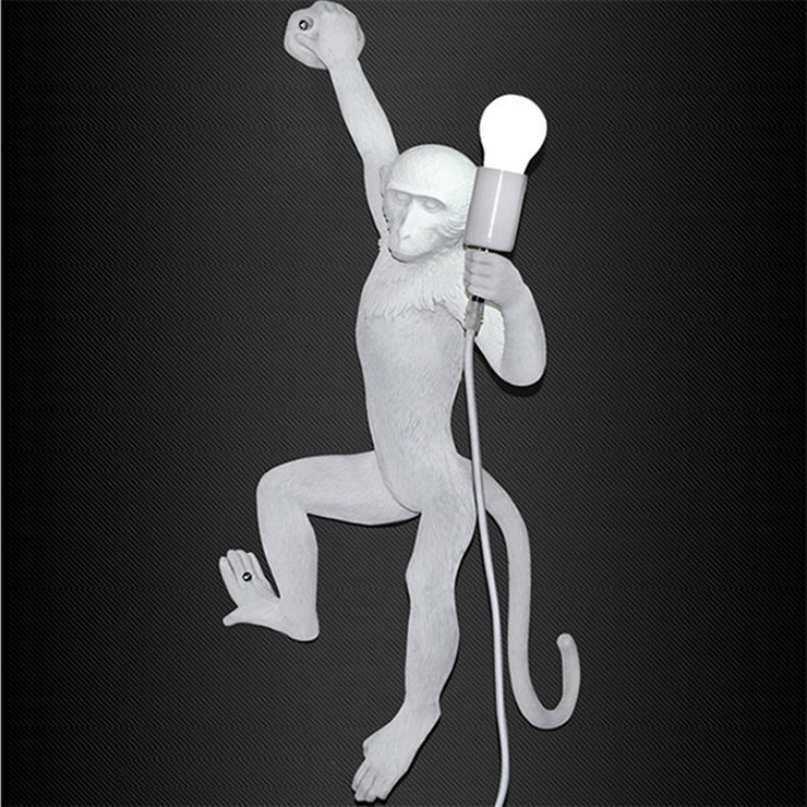 Бра Monkey Wall Lamp White правая в стиле Seletti