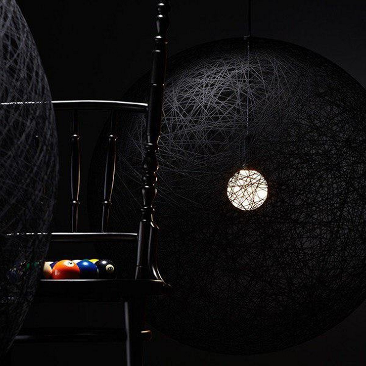 Люстра Random  Black D30 в стиле Moooi