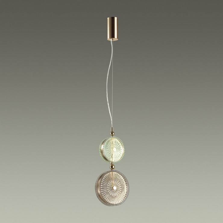 Светильник подвесной Lolly Pop Gold green/light brown