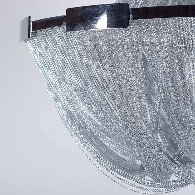 Люстра подвесная  Soscic D100 серебряный