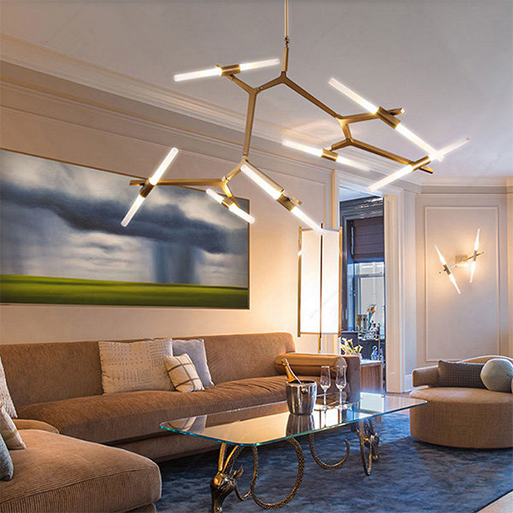 Люстра Agnes 10 Gold