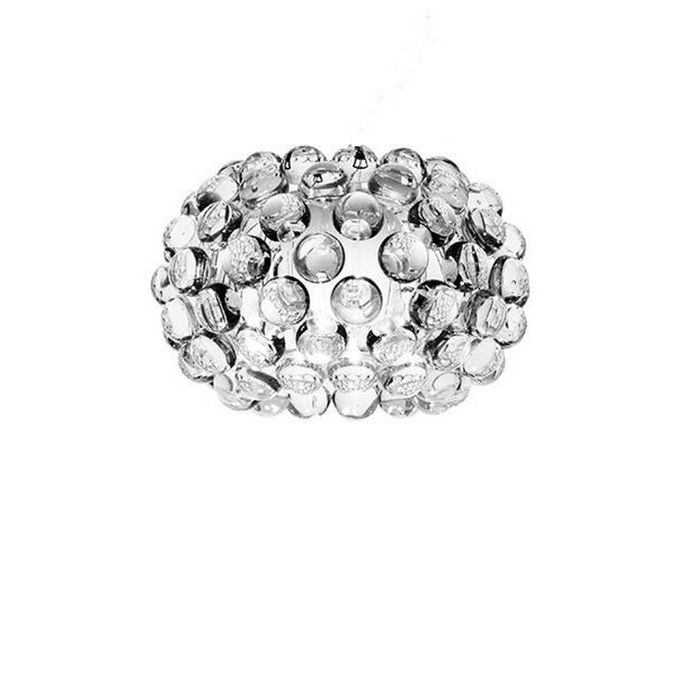 Люстра  потолочная Caboche Clear D35 в стиле Foscarini