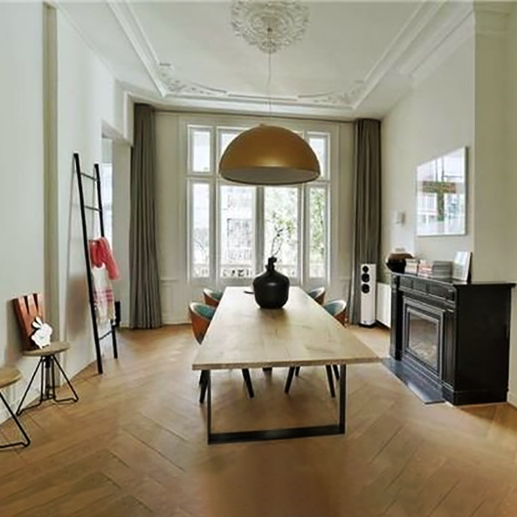 Люстра Skygarden Gold D40 в стиле Flos